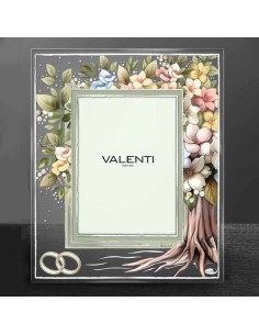 Tree Of Life Glass Picture Frame 5 x 7 for Wedding