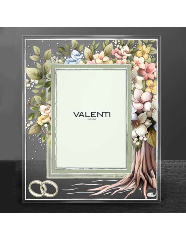 WOLTU Cornici Per Foto 10x15 Cm (Set Da 5) | Legno Massello Grigio | Portafoto Da Tavolo E Parete Con Passepartout