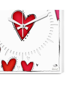 Hearts Wall or Table Clock 2