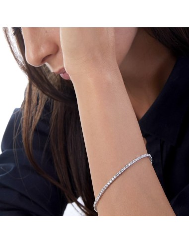 Tennisarmband aus 925er Sterlingsilber mit...