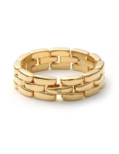 Bracciale Catena Panthere in Argento 925 Placcato Oro