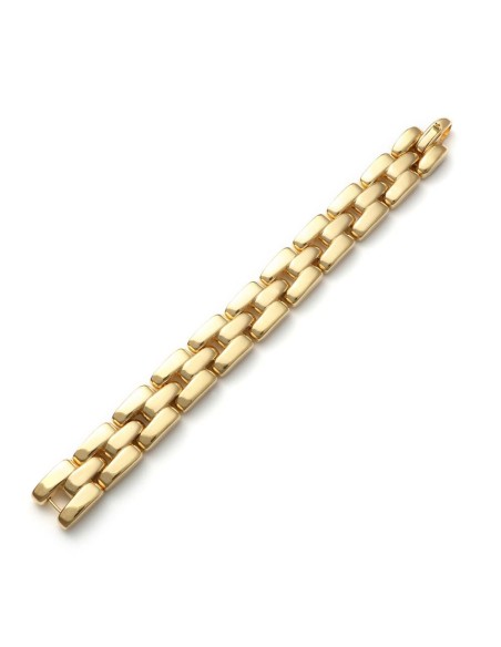 Gold Plated Sterling Silver Panthere Chain Bracelet