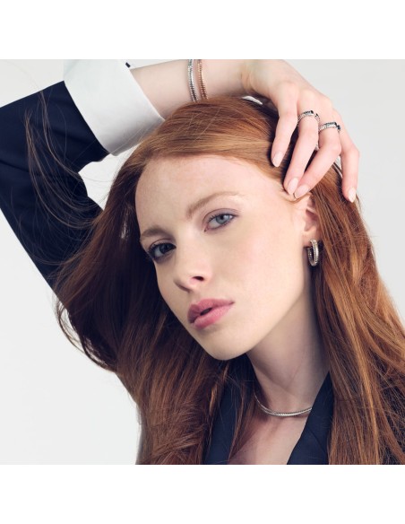 Tubogas Halsband aus 925er Sterlingsilber