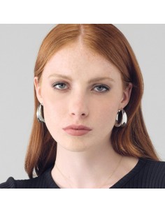Orecchini Ovali Bold in Argento 925  2