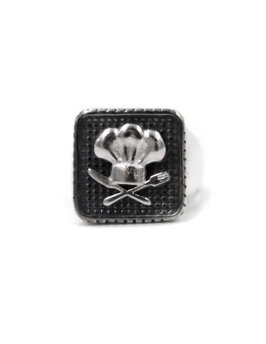 Anello Chevalier Chef in Argento 925 