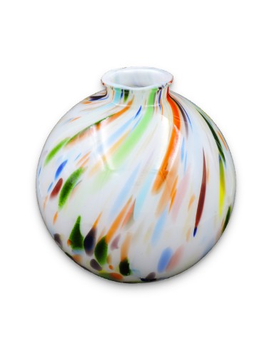 Vaso in Vetro di Murano Sfera Arlecchino 