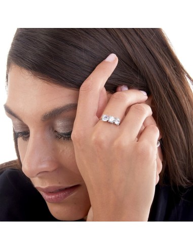 925er Sterlingsilber Maxi Trilogy Ring mit...