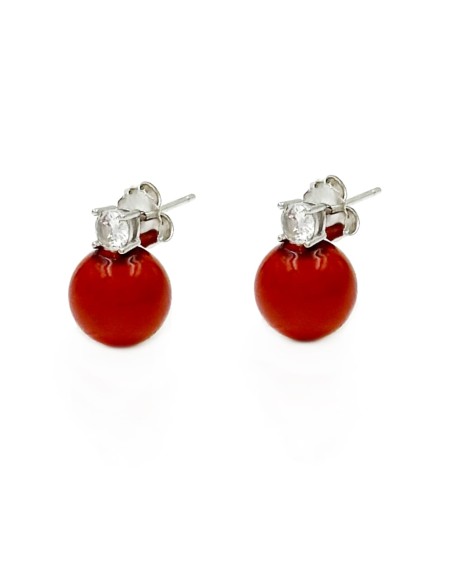 Colored Ball Earrings 