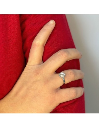 925 Sterling Silver Daisy Ring 