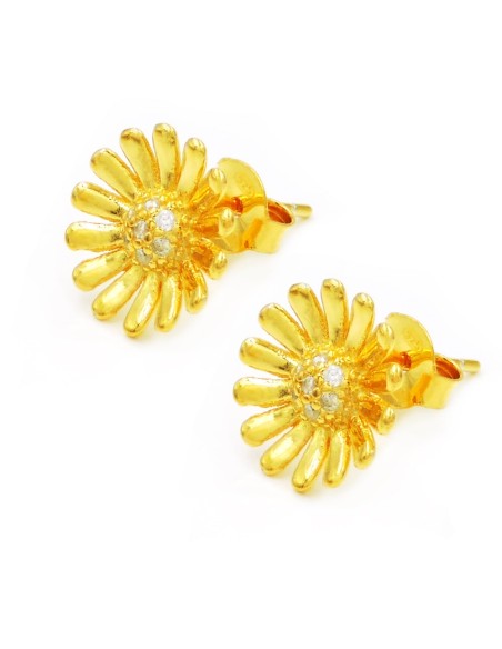 Golden Daisy Earrings 