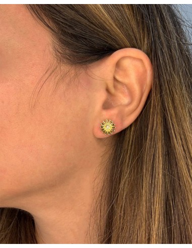 Golden Daisy Earrings 