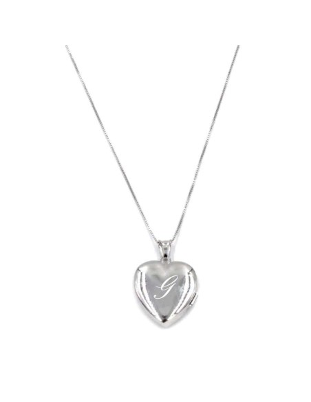 Collana Cuore Portafoto in Argento 925 