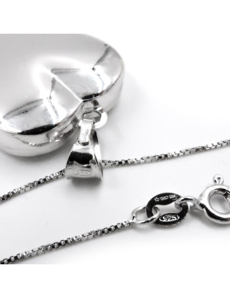 Collana Cuore Portafoto in Argento 925 