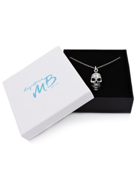 Collana con Teschio Messicano Calavera in argento 925
