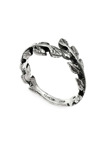 925 Sterling Silver Laurel Wreath Ring