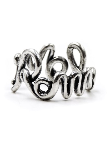 925 Sterling Silver Rome Love Ring