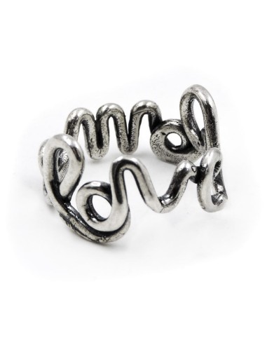 925 Sterling Silver Rome Love Ring