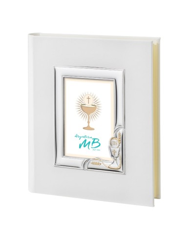 White Photo Album First Communion Customizable with Engraving