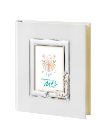 Album Fotografico Bianco per Battesimo Personalizzabile