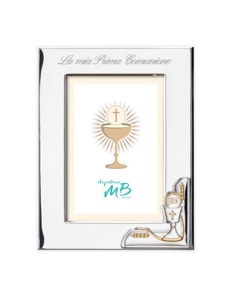 Customizable First Communion Photo Frame with Chalice