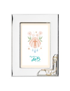 Christening Photo Frame with Customized Engraving 