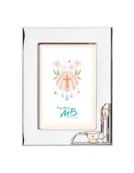 Christening Photo Frame with Customized Engraving 