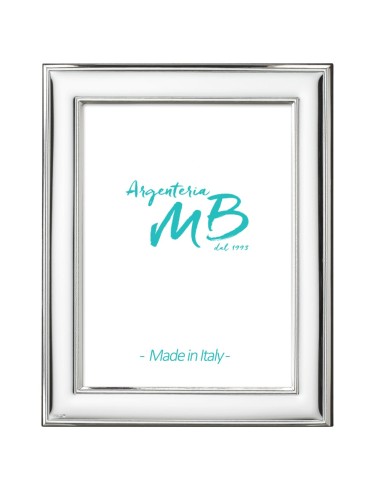 Glossy PVD Silver Picture Frame with Edge