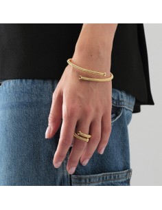 Golden Nail Bangle 2