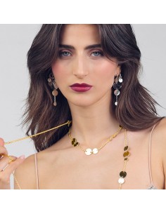 Collana Catena con Medagliette Dorata 2