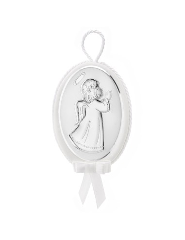 Oval Praying Angel Crib Medallion