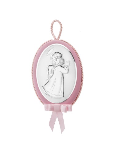 Oval Praying Angel Crib Medallion