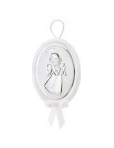 Oval Crib Musical Medallion with Little Angel