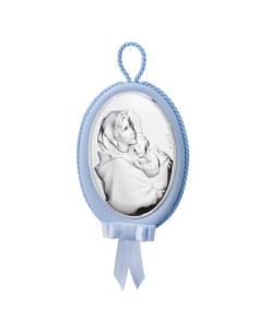Madonna with Child Crib Medallion with Carillon