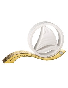 The Joy of Success Resin Sculpture with Golden Base