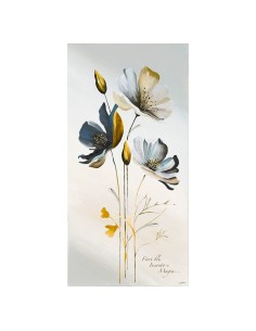 Blaue Blumen Zauber und Magie Dekorative Malerei