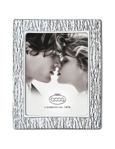 Silver Plated Resin Bark Picture Frame 6 x 8 