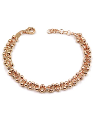 Bracciale con Anelli e Sfere in Argento...