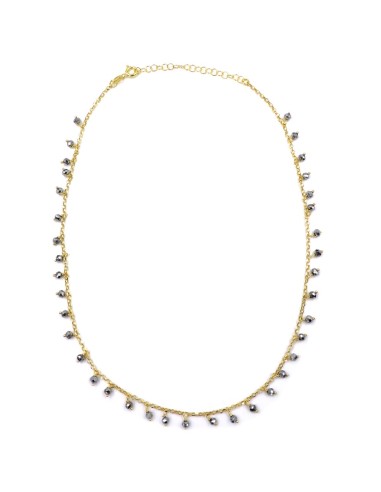 Bracciale Catena Donna in Argento 925 Rodiato...