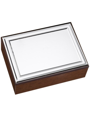 Jewelry Box with Customizable Glossy Plate