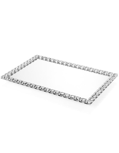 Rectangular Crystal Tray 44 x 30 cm