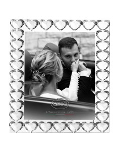 Hearts Crystal Picture Frame 
