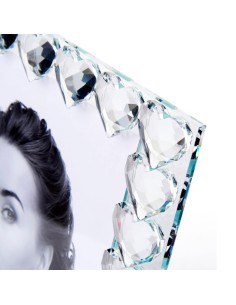 Hearts Crystal Picture Frame  2