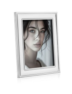 Portafoto con Cuori 15x20 con Cornice Argentico