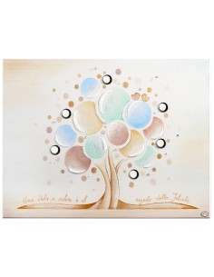 Tree of Happiness Wooden Decorative Painting 