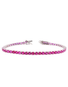 Bracciale Tennis Uomo Donna in Argento 925 Rodiato con...