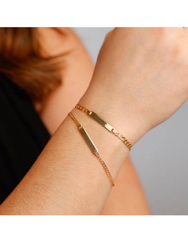Armband mit Personalisierbarer Platte aus 9...
