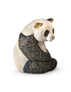 Sitzender Panda Keramikskulptur De Rosa Rinconada 2
