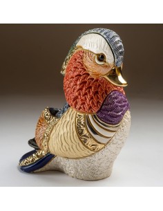Mandarin Duck Ceramic Sculpture De Rosa Rinconada