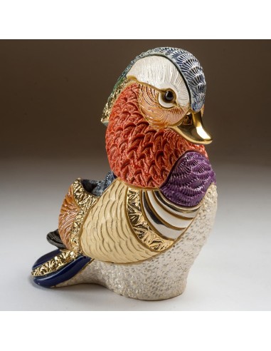Mandarinente Keramikskulptur von De Rosa...