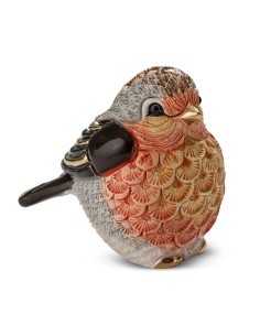 Pettirosso Scultura Ceramica Artistica De Rosa Rinconada